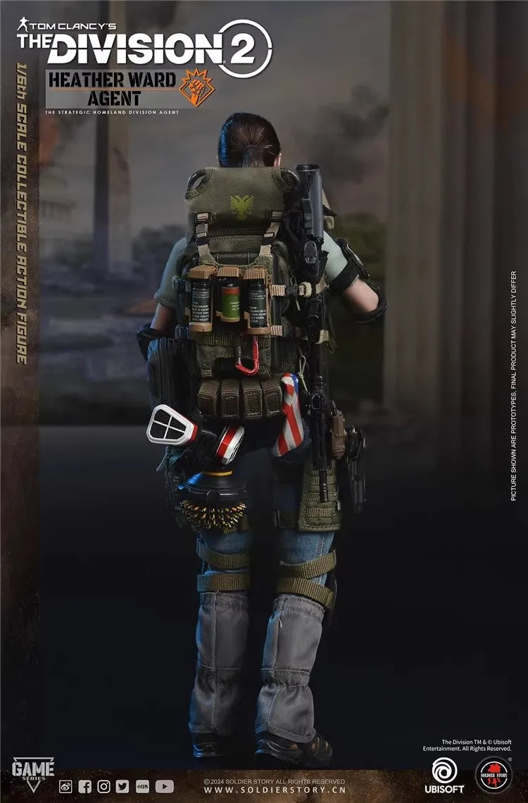 SoldierStory SSG009 1/6 Female Soldier Agent Heather Ward Full Set 12'' Action Figure Model Toy In Stock