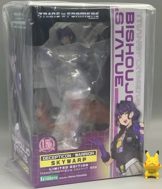 In Stock Original Kotobukiya Girl Statue Transformers Girl Skywarp Animation Doll Hand Model Toy Gift Ornament