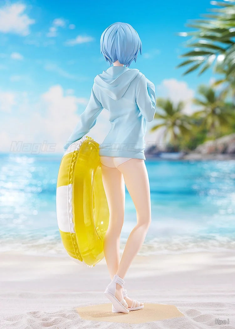 【In stock】Original GSC BEACH QUEENS PUP  S -EVA REI AYANAMI Figure Toys Gifts