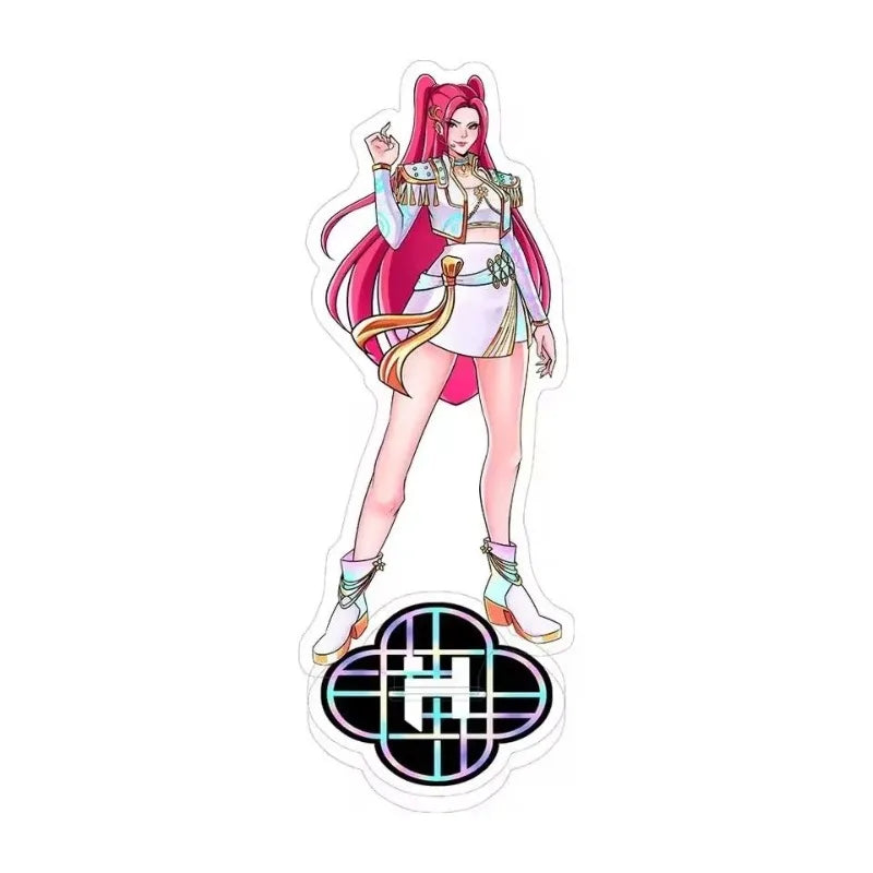 Anime Kpop Demon Hunter Stehende Marke Acryli Rumi Mira Zoey Waren Modell Stehende Marke Spielzeug Ornament Mode Wohnkultur Geschenk