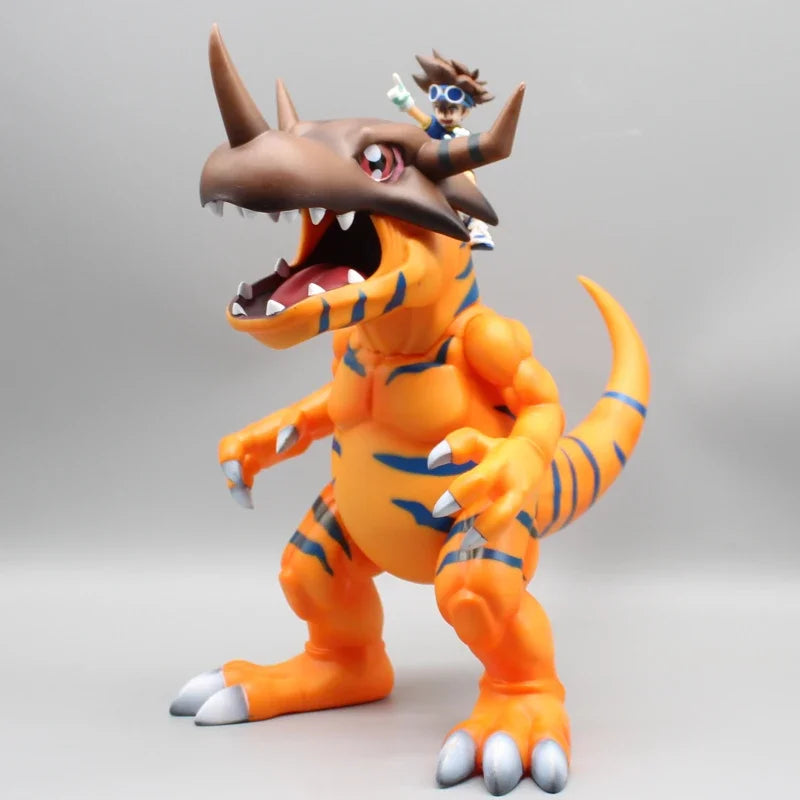 Digimon Collectible Figures Taiyiya Ancient Beast Evolution Greymon Animation Peripherals 30cm Toy Vinyl Model Ornaments Present