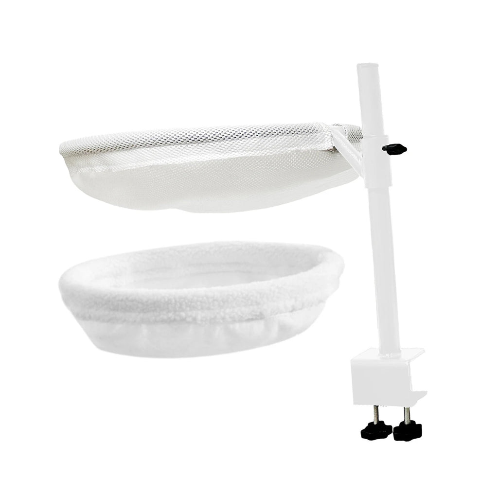 Cat Desktop Bed with Bracket Soft Elevated Modern Breathable Kitten Hammock with Summer Winter Cover Pet Supplies