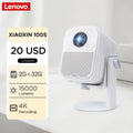 Lenovo Full HD 1080P tragbarer WIFI-Android-Heimprojektor Xiaoxin 100S 2 + 32G großer Speicher 6D Keystone LCD-Filmprojektor