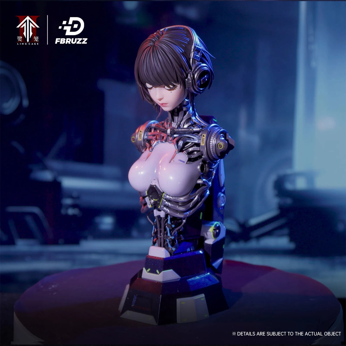 Linglong Ash 1/4 Half-Body Figure Collectible Model, High-Quality Role