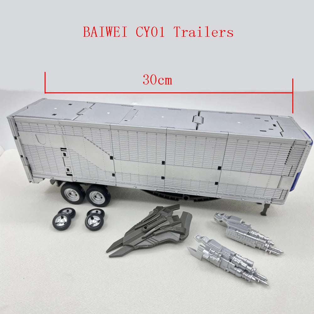 Transformation Toys BAIWEI CY01 TW1122 TW1022 Car Trailers Tactical Container Accessory Backpack Action Figure Deformation Robot