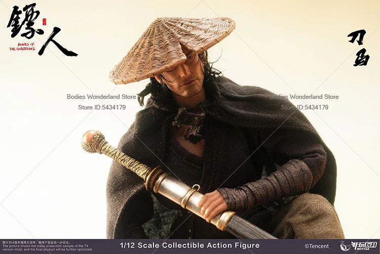 In Stock Nottaa 1/12 Scale Male Soldier Daoma Anime BLADES OF THE GUARDIANS 6inch Action Figure Doll Collection