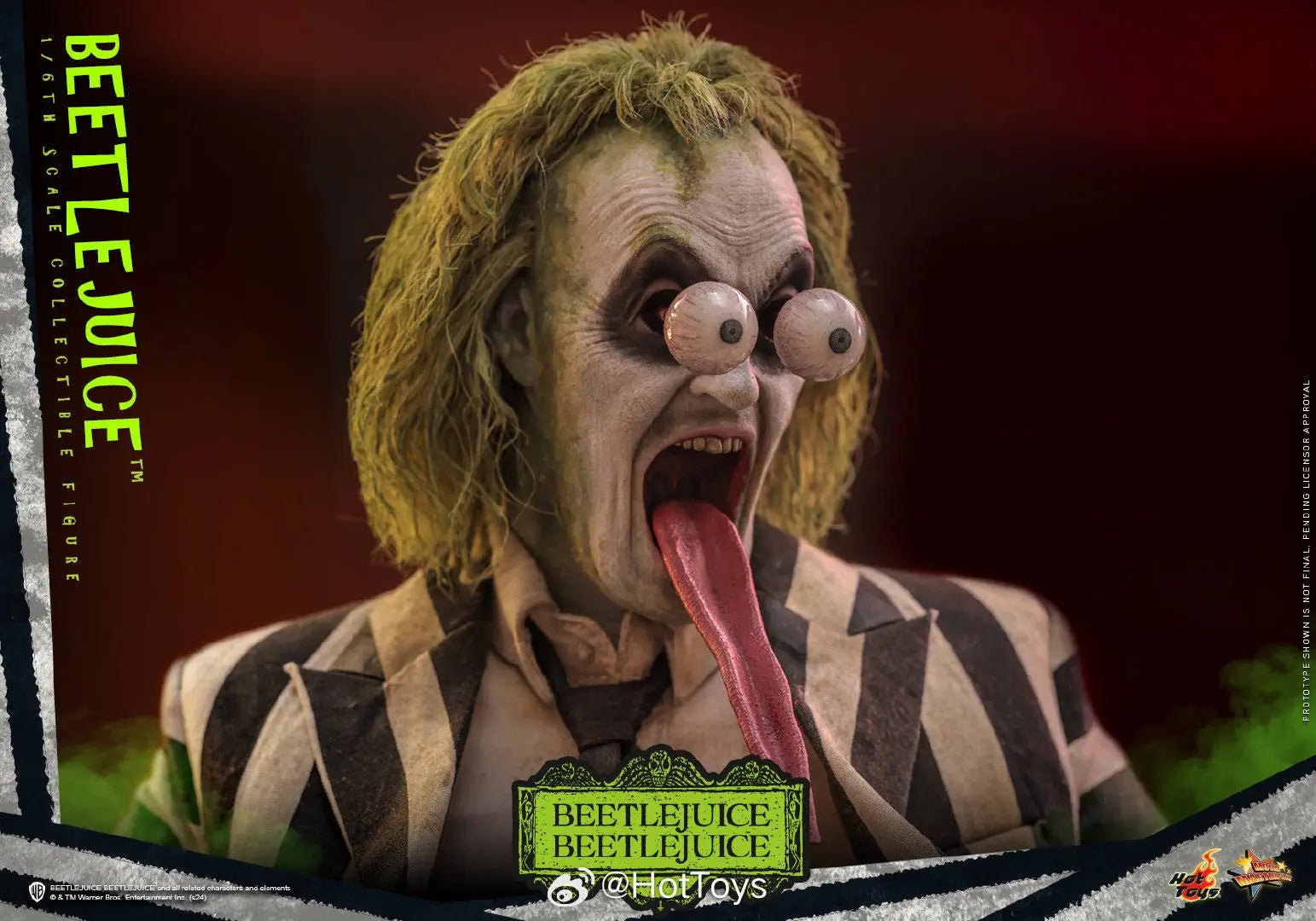 In Stock HotToys MMS767 Beetle Juice 1/6 Soldier Figure Animation Action Figure Toy Gift Model Collection