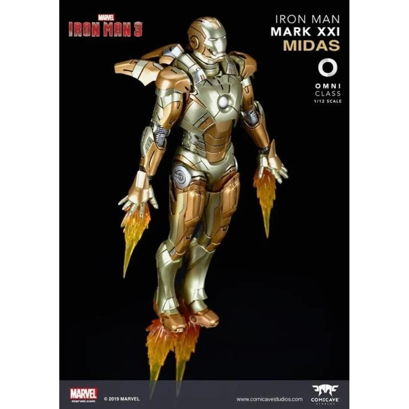 Comicave MK21 Moving Alloy Figure Glowing CS Marvel Genuine Peripheral Model Doll Gift