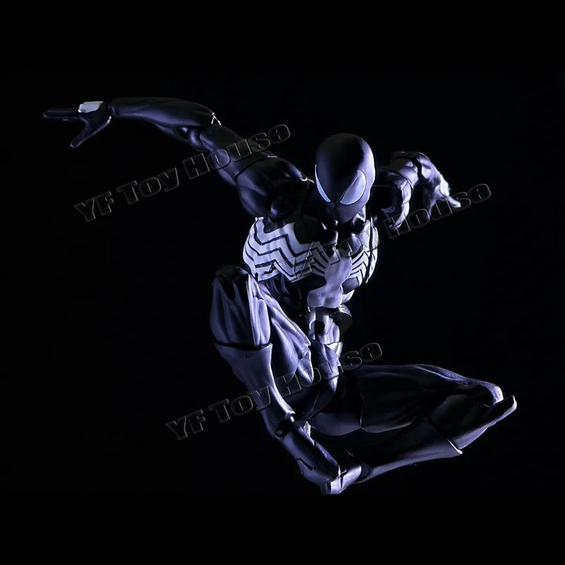 Mess Toys Genuine Facftory Figure Black Suit Neighbor Symbiote Scarlet Spider Kaine Parker Black Red Spider Action Figure Toys
