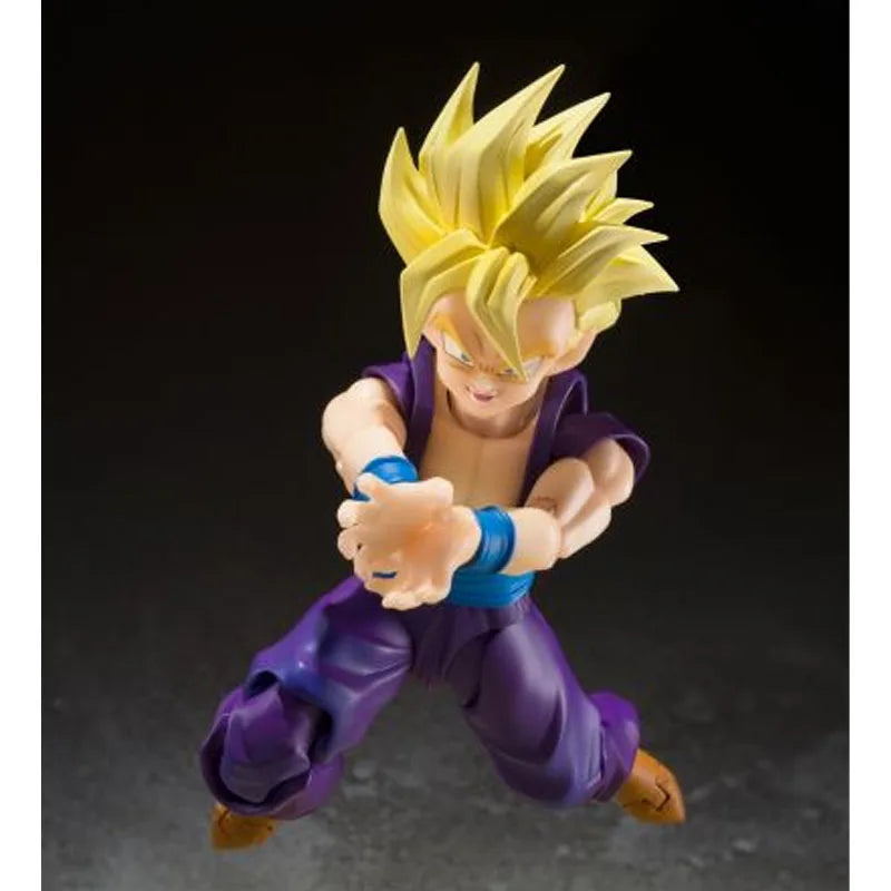 Genuine Bandai Dragon Ball Z Model Kit SHF Son Gohan The Warrior Who Surpasses Goku Anime Action Figure Collection Model Toys