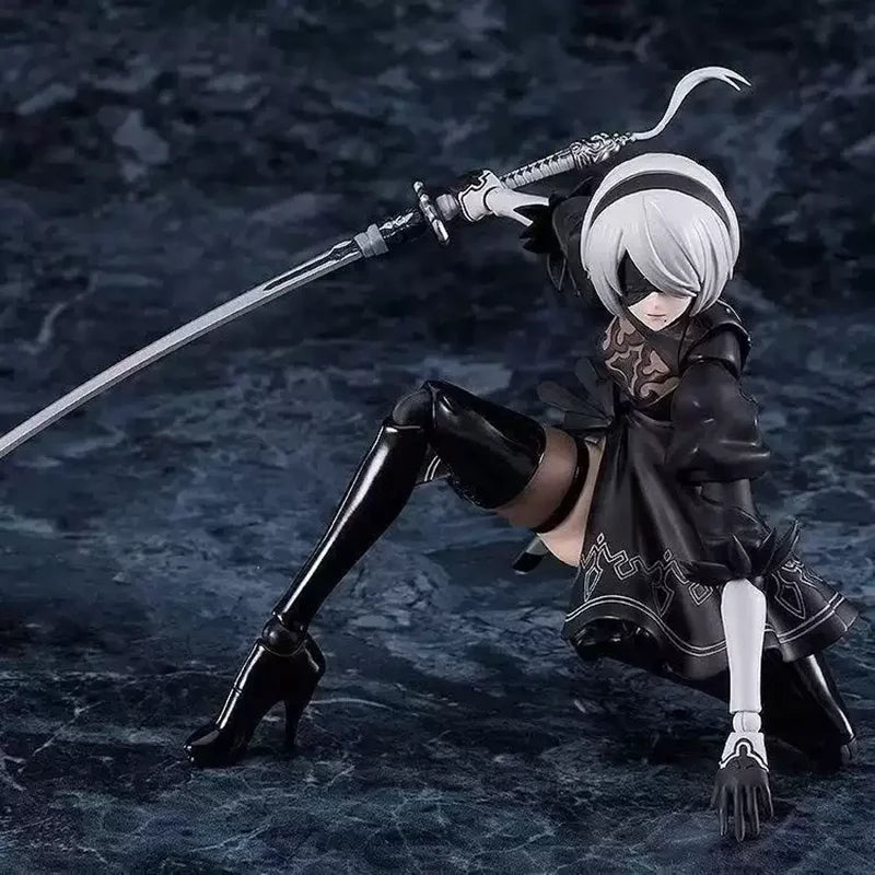 New Ko Figure Figma A2 Fgurine Nier: Automata 2b Articulated Action Figure Model Ornament Collection Toys Gift In Stock