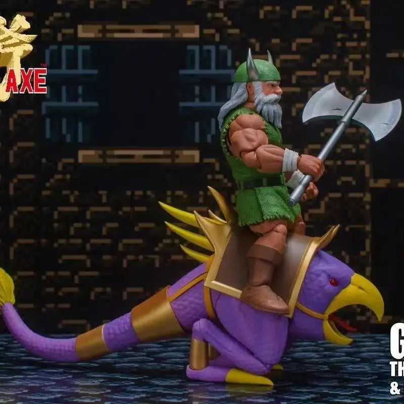 Storm Toys Collectibles 1/12 7inches Action Figure Golden Axe Gilius Thunderhead & Chickenleg Anime Model for Gift