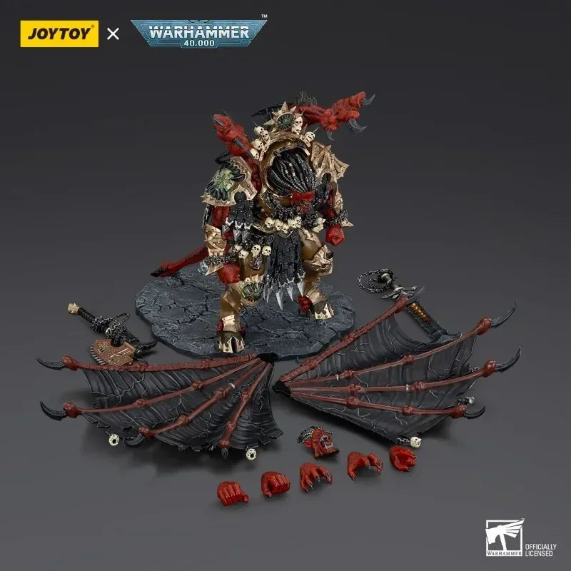 JOYTOY Warhammer 40K World Eaters Action Figure Angron Daemon Primarch of Khorne Anime Joint Movable Collection Model Toys Gifts