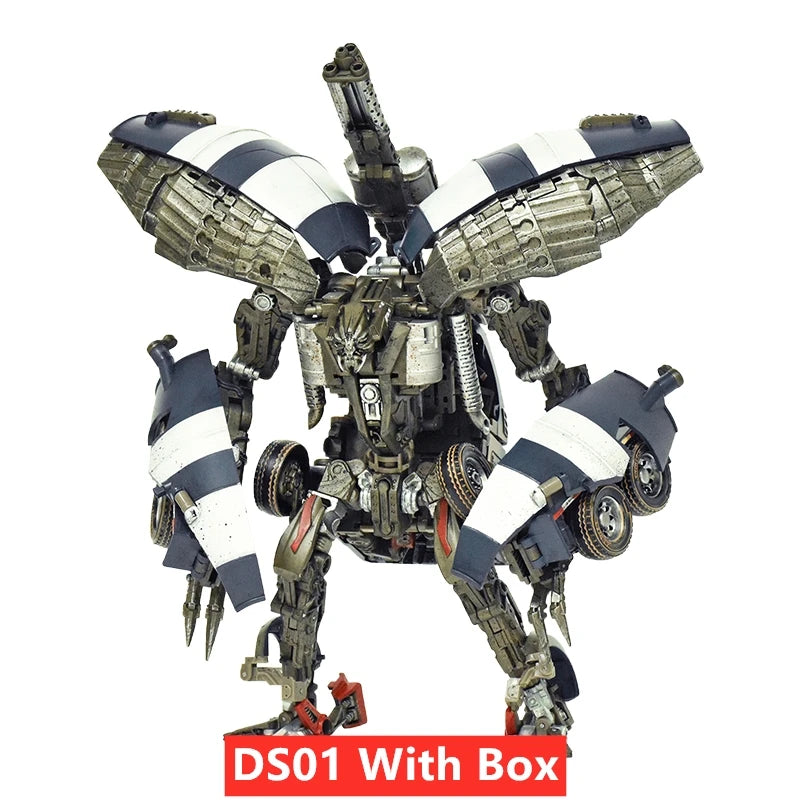 Devil Saviour Devastator DS01-08 The Ultimate Deformation Robot Toy with Mixer Car and Grab Bucket Action Figure Troublemaker