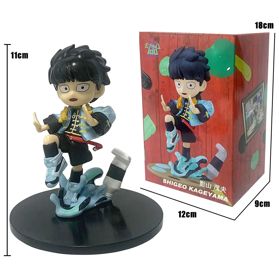 NEW 2025 11cm Mob Psycho 100 Figure Shigeo Kageyama Arataka Reigen Action Figure Toys PVC Model Doll Collector Kawaii Birthday