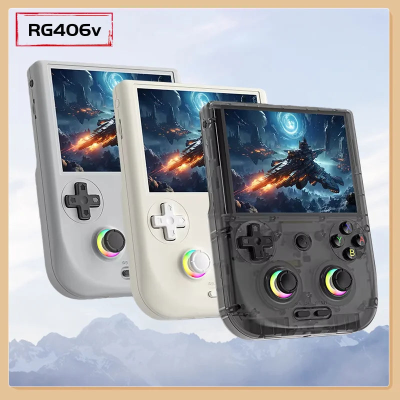 Anbernic rg406v retro game console Android 13 touch screen Classic portátil mini new consola hand held videojuego party emulator