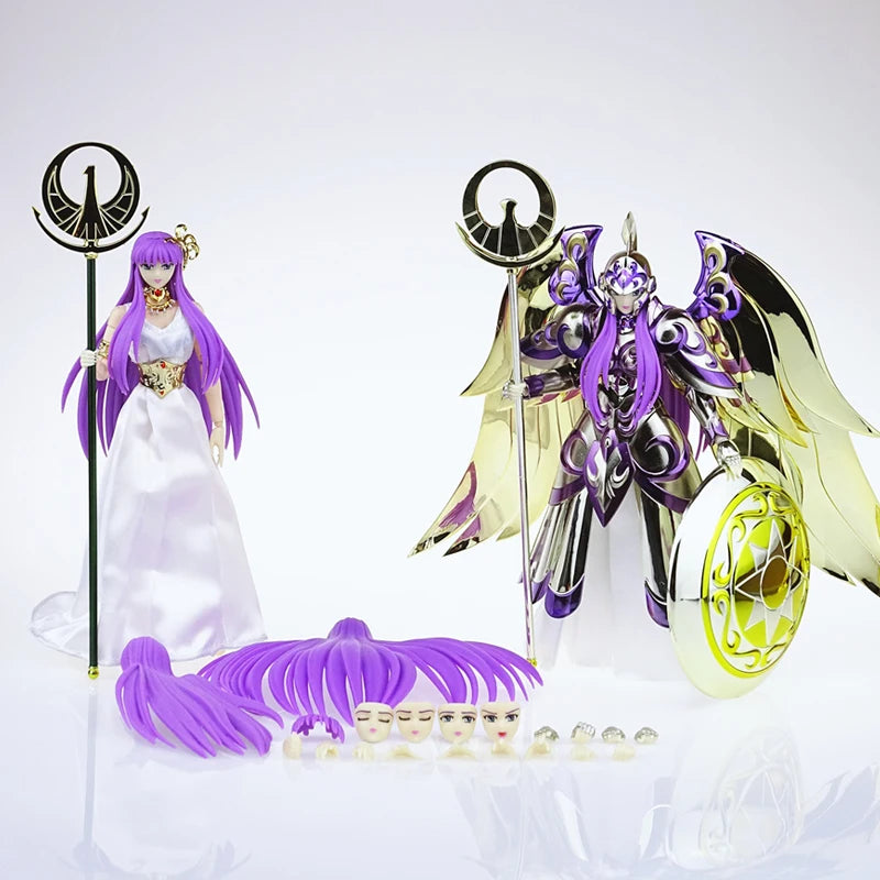 In Stock JM.MST Saint Seiya Myth Cloth Athena Saori Kido God Cloth with Casual Knights of the Zodiac Anime Action Figure Toys