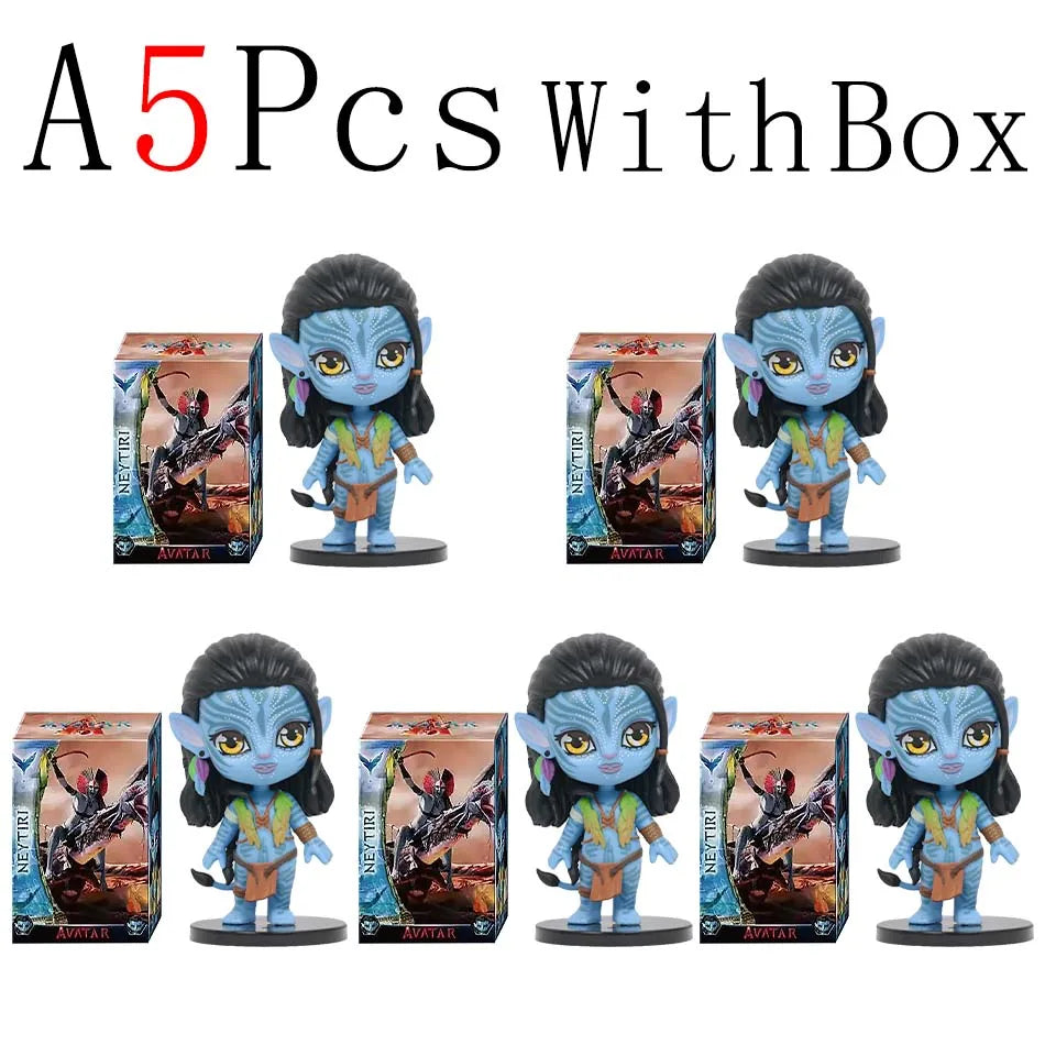 New popular Avatar: Fire and Ash cute Q-version figurine Jake Sully Neytiri PVC Figure Model Toys birthday gift Christmas gift