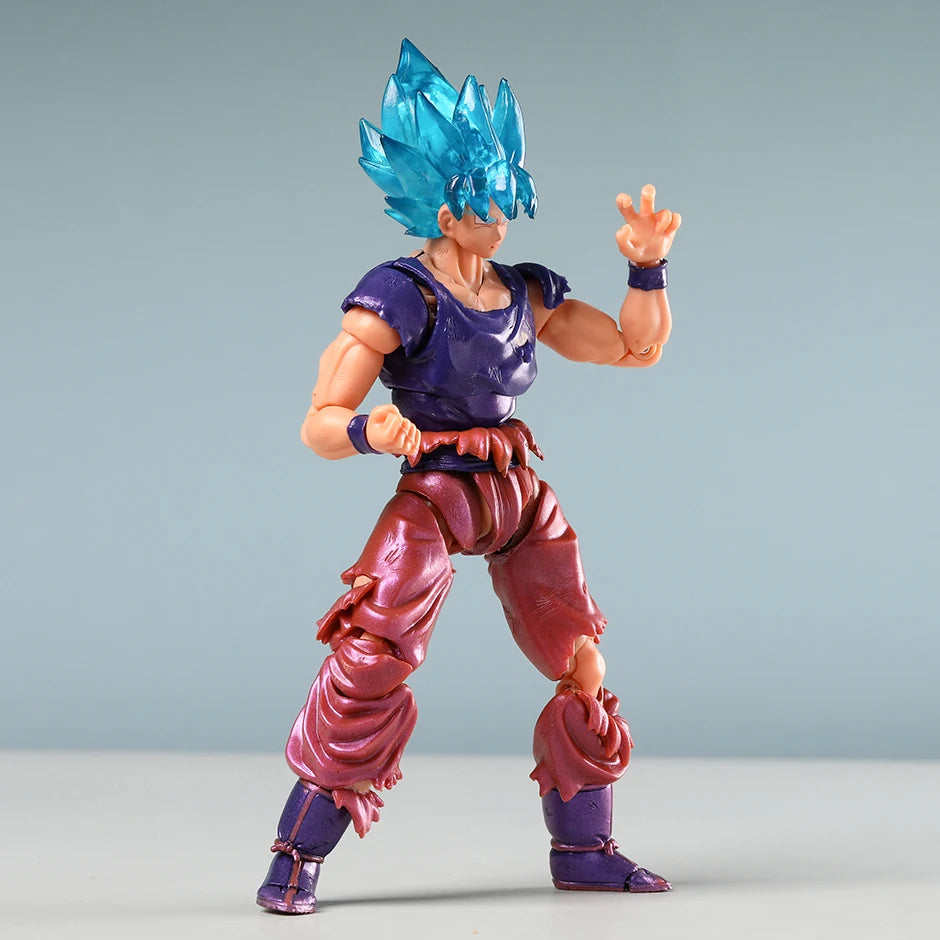 DragonBall Shining Soul Blau Goku Kaio Ken Sammlung Actionfigur PVC Modell Figurals