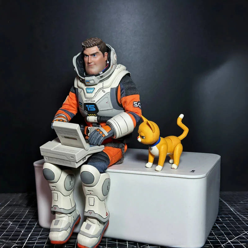 Disney Buzz Lightyear GONG Resonance Xl15 Action Figure Cloth Body Collectible Toy Humanoid Plaything Articulated Model Doll