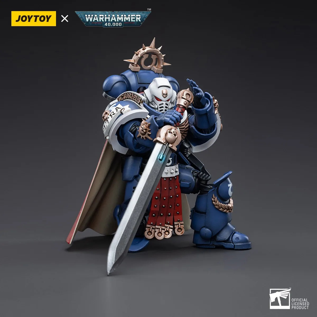【На склад】 JOYTOY Warhammer 40K 1/18 Екшън фигурка Ultramarines Primaris Captain Model Toy Boy Подаръци 3.75 инча