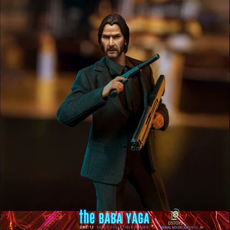 New Arrival Dstoys John Wick Keanu Reeves Action Figure The Baba Yaga Ds 2302 Collection Movable Model Toy Gift Decoration Gift