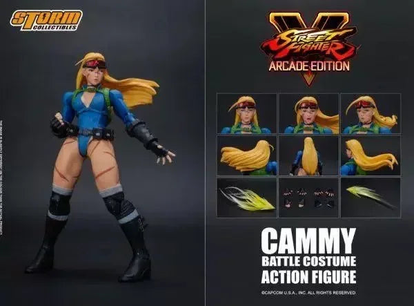 In Stock Storm Toys ST Street Fighter 5 CAMMY 1/12 Figure Model Collection Toy Gift Hand-to-hand Puppet