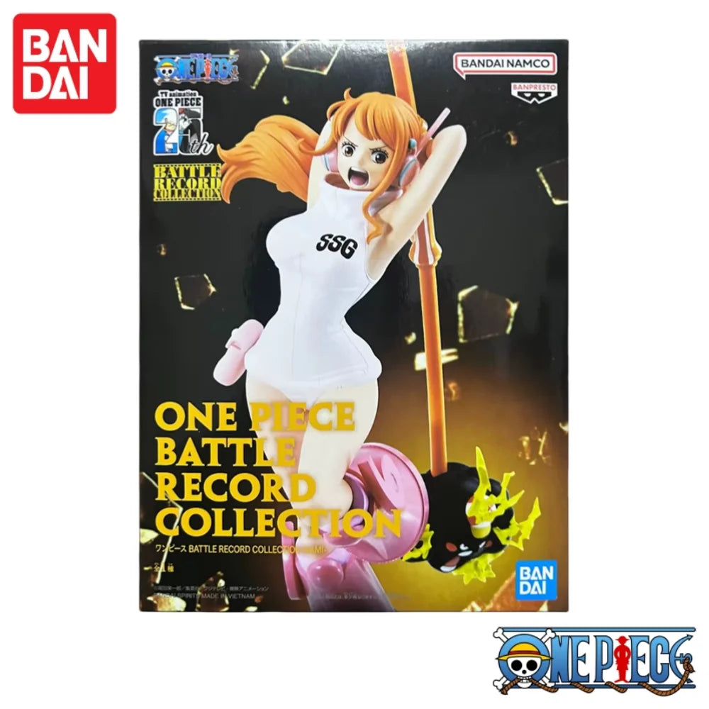 In Stock 100% Original Bandai One Piece Battle Record Collection-Nami Animation Model Action Figure Toy Collection Doll Gift