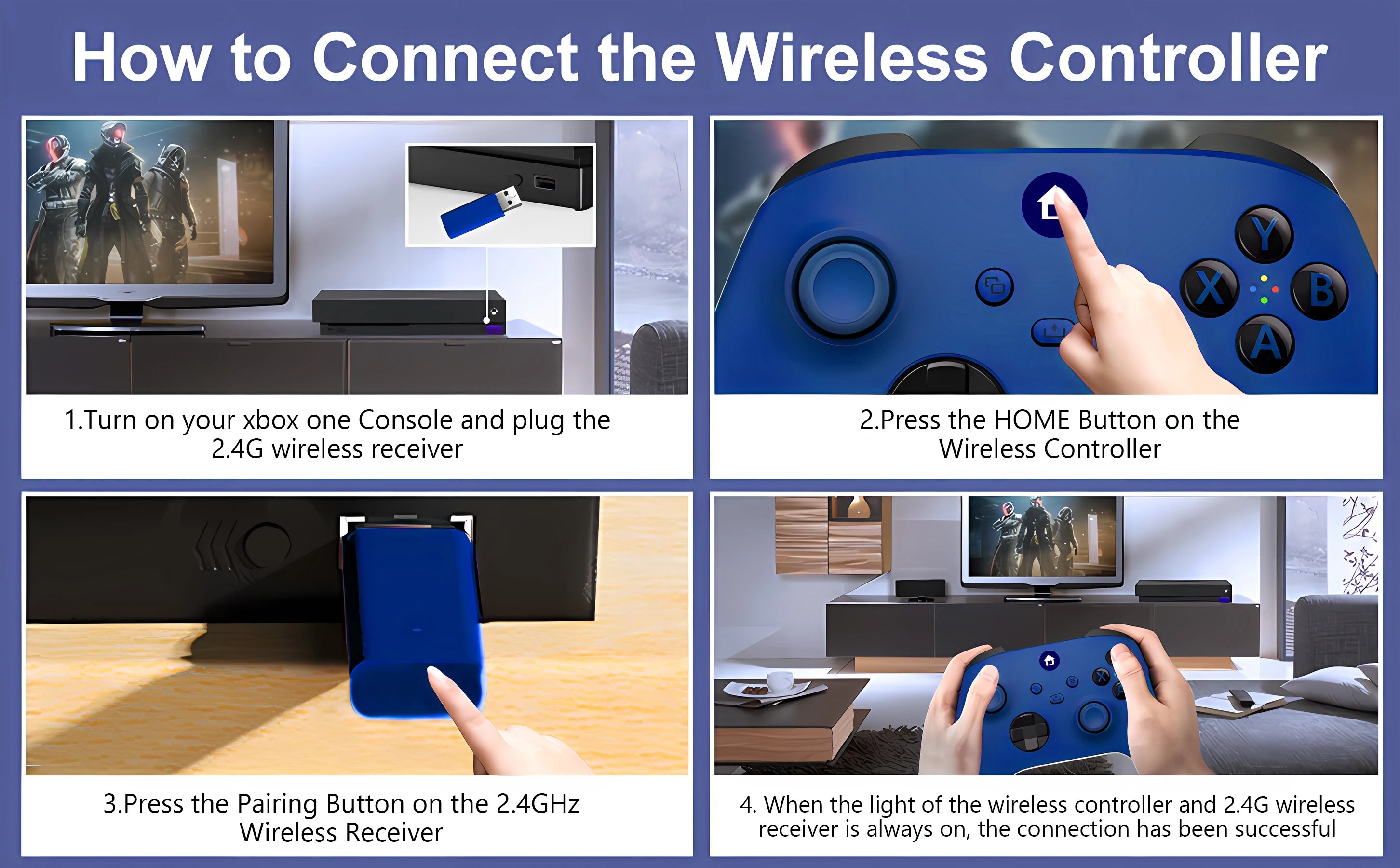 Xbox One Controller 2,4G Wireless Game Controller Für Xbox one Serie X/S Mit 2,4G Adapter Empfänger Für windows PC Gamepad Geschenk