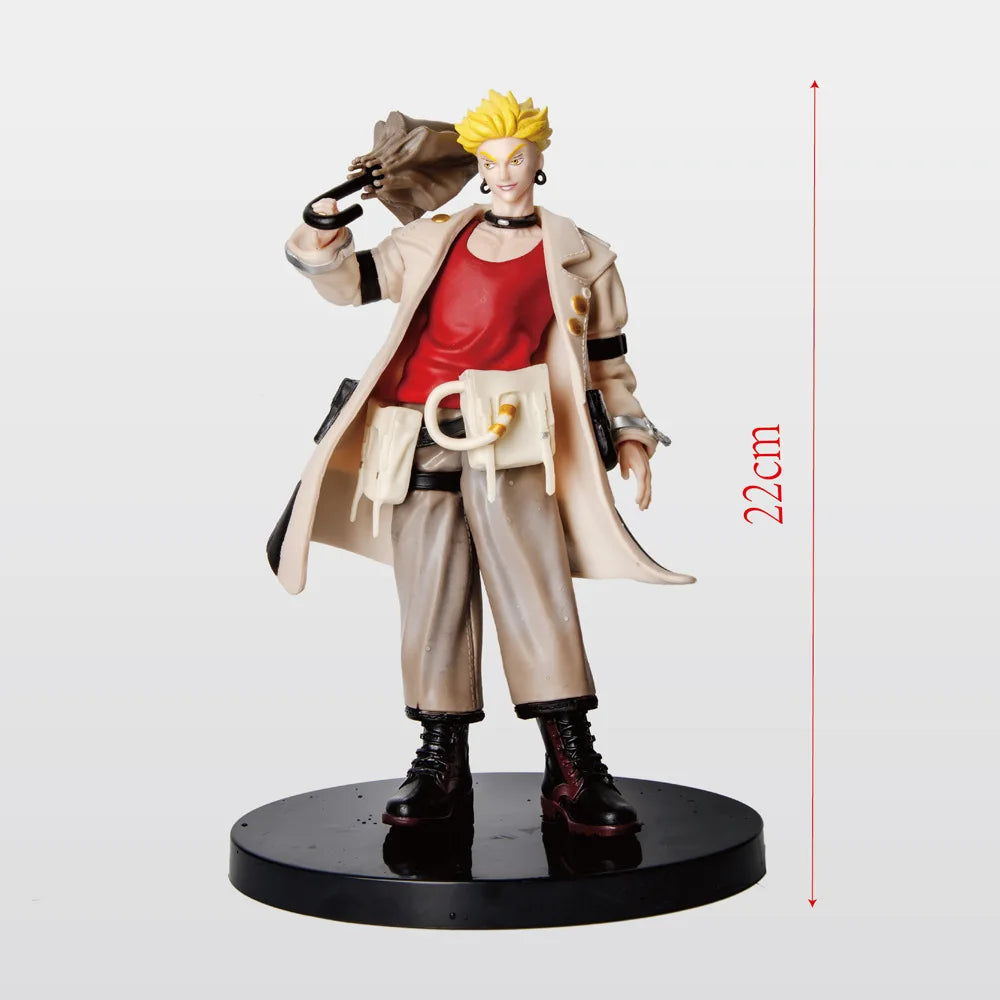 21 cm/8,27 in GACHIAKUTA Anime Figur GACHI AKUTA Rudo/Riyo Action Figur Enjin/Zanka Figur PVC Erwachsene Sammlung Modell Puppe Spielzeug