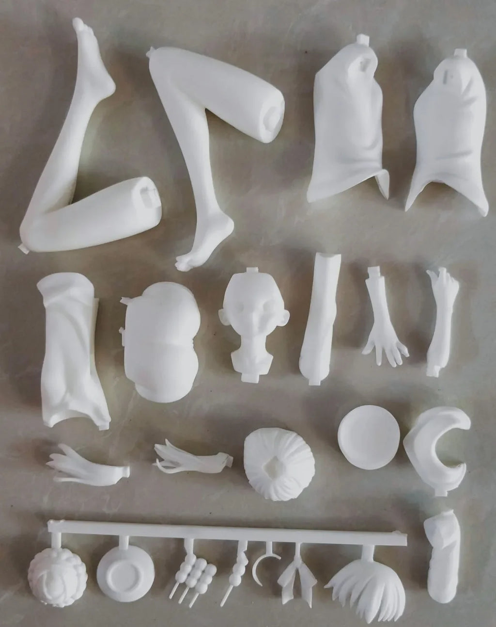 Anime Fate/Grand Order Arcade Saber Kit Kawaii Resin GK DIY White Assembly GK Model Statue Toys Doll Collection Gifts