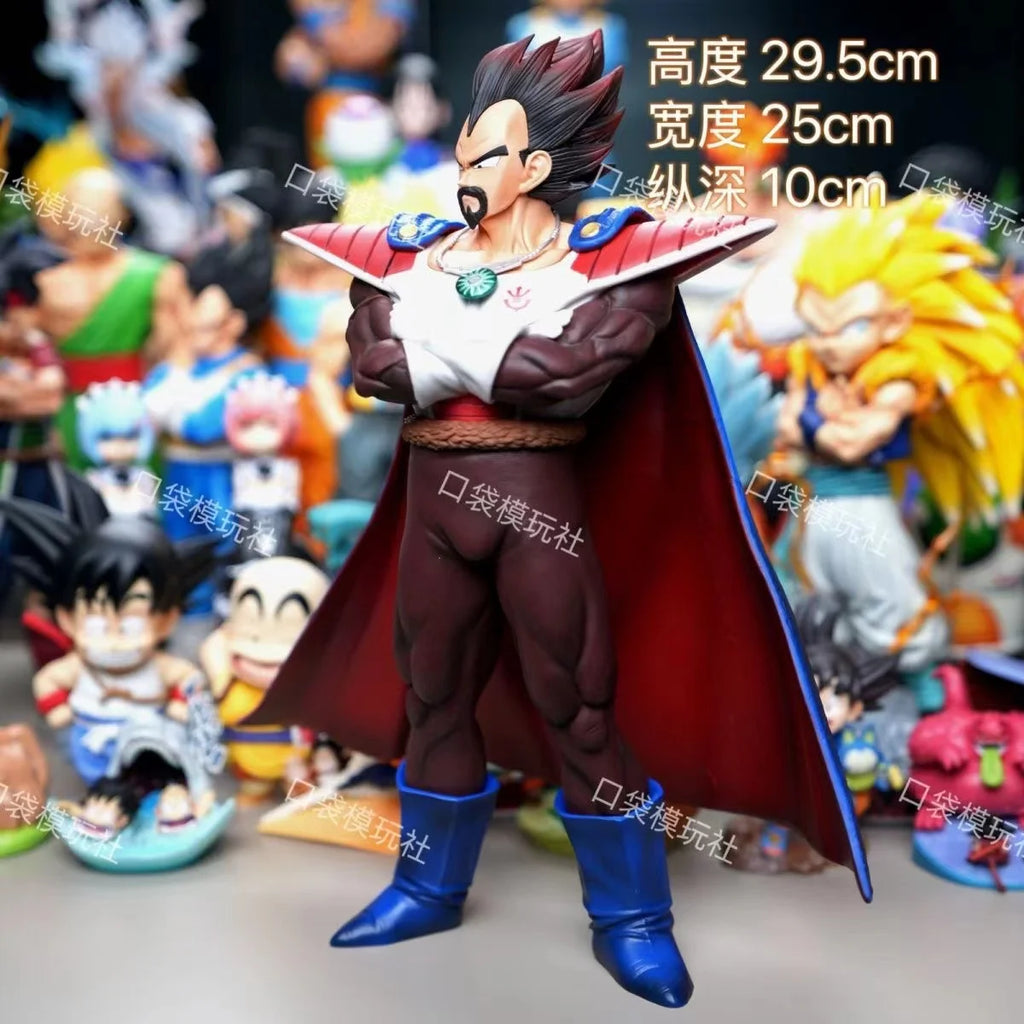 Auf Lager Dragon Ball King Vegeta Figur Actionfiguren 29,5 cm PVC-Statue Sammlung Modell Spielzeug Geschenke