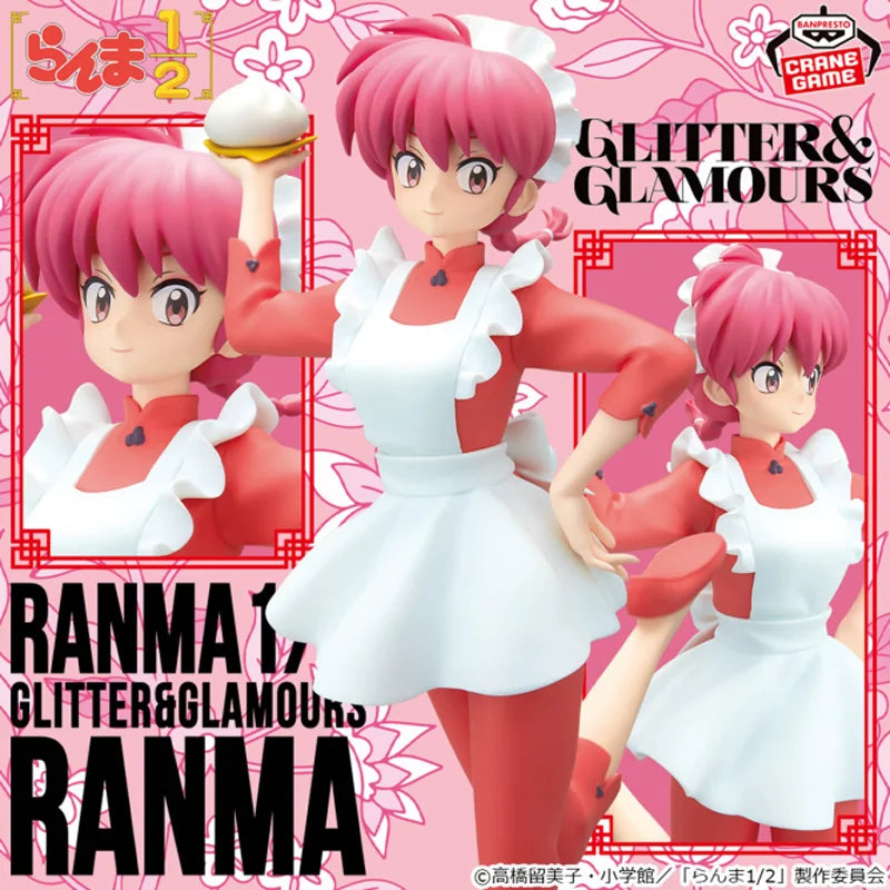 [Genuine Original] Bandai Banpresto Ranma 1/2 Glitter&glamours Ranma In Stock Anime Figure Model Collector Figurine Toys Gift