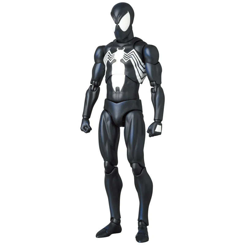 100% In Stock Original Mafex No.147 MAFEX SPIDER MAN BLACK COSTUME COMIC Ver. Anime  Action Collection Figures Model Toys
