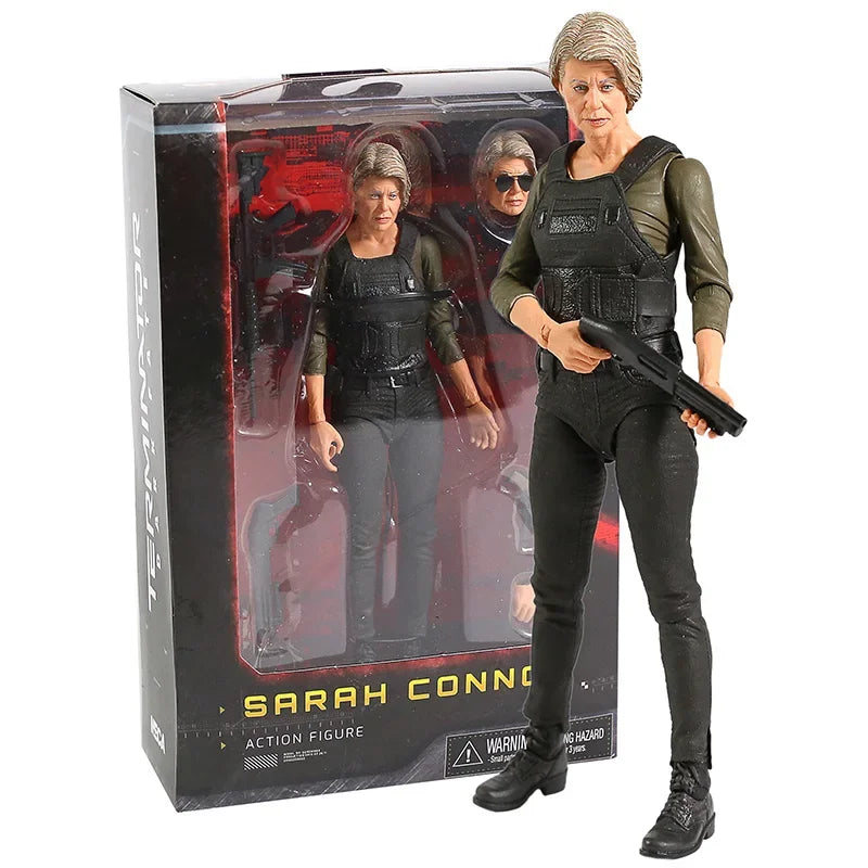NECA Terminator 2: Judgment Day T-800 Arnold Schwarzenegger PVC-Actionfigur, Sammlermodell, Spielzeug, 18 cm