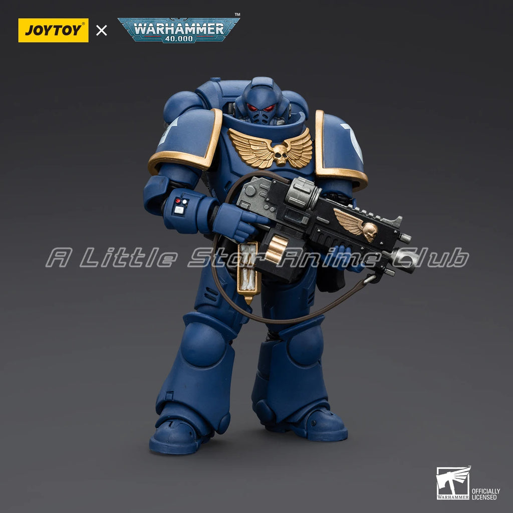 In Stock Original JOYTOY 1/18 Action Figure Warhammer 40000 Ultramarines Intercessors Animation Figures Model Collection Toys