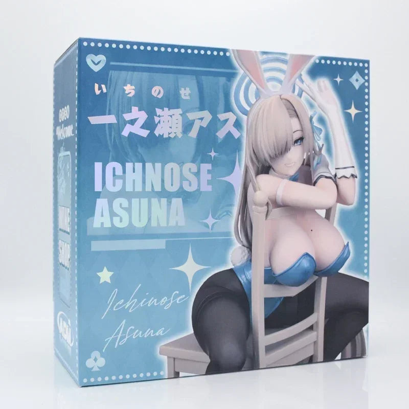 25cm Blue Archive Urawa Hanako Anime Figure Ichinose Asuna Bunny Girl Action Figure Kosaka Wakamo/Arona Figurine Model Doll Toys