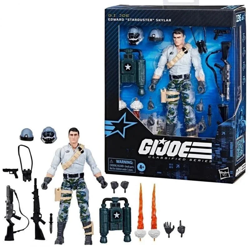 Hasbro Original Genuine G.I. Joe Classified Series 136 Edward Starduster Skylar 15cm Assembly Model Toys Soldier Action Figures