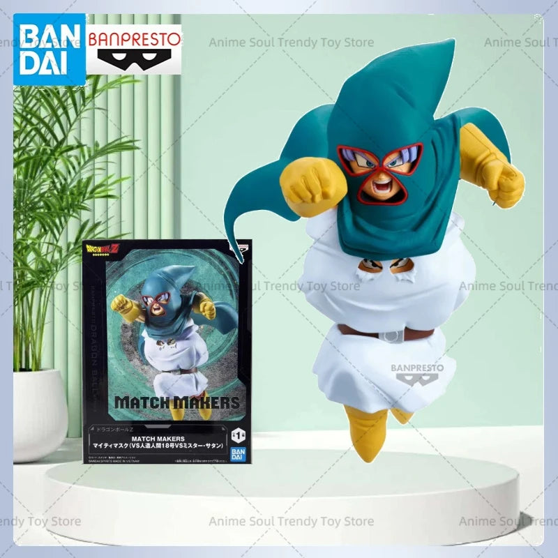 Original BANDAI BANPRESTO Dragon Ball Chou MATCH MAKERS My sterious Masked Man Son Goten Anime Figures Toys AS