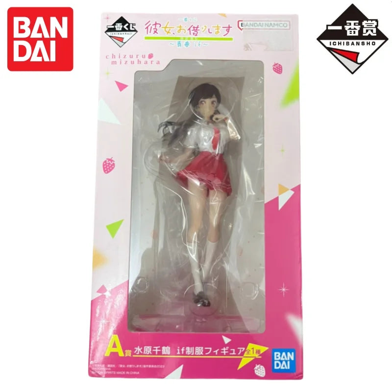 В наличност Bandai Original Ichiban Kuji Vol 5 Rent A Girlfriend Mizuhara Chizuru екшън фигурка модел кукла чисто нова в кутия.