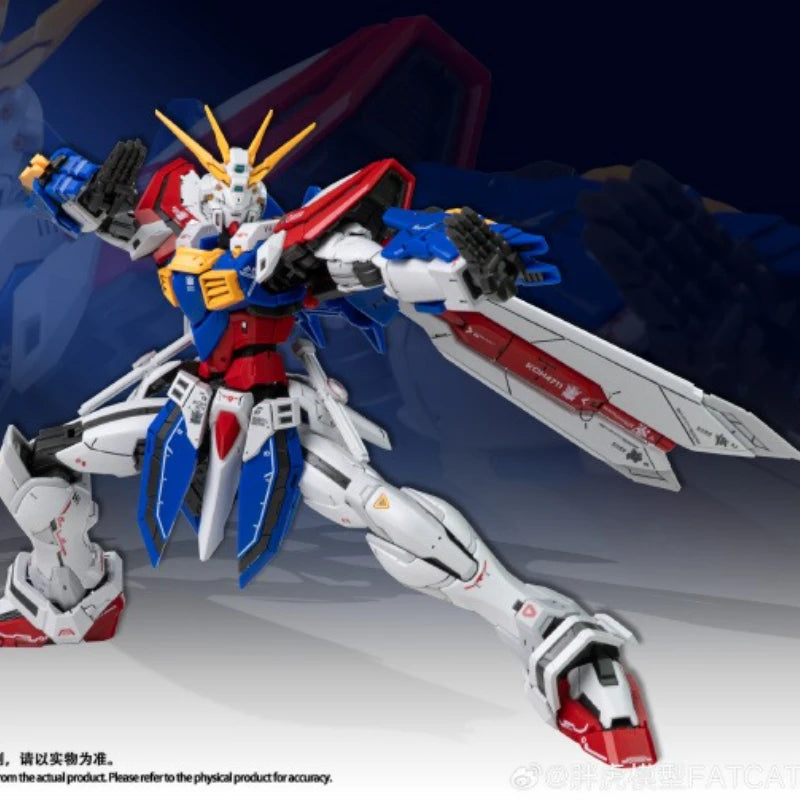 In Stock Fat Cat 002 Model RG 1/100 GF13-017NJⅡ God Assembly Model Anime Action Figure Assembly Collectible Desk Decor Model Toy