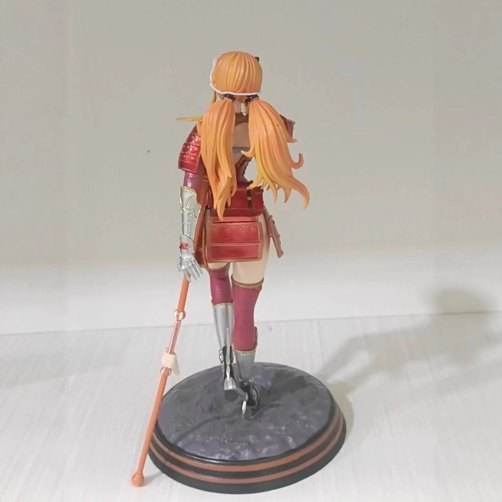 23 см аниме One Piece Ръчна броня Стоманена Нами Луфи Класическа сцена Статуя Кукла Модел Настолен Орнамент Играчка PVC Подарък