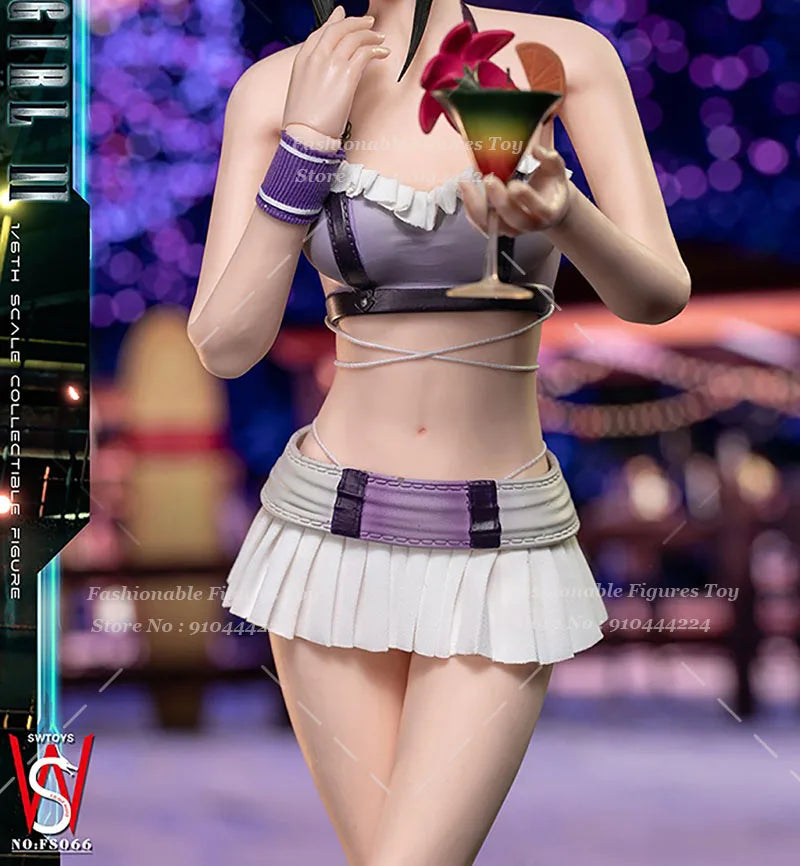 SWTOYS FS066/067/068 1/6 Women Soldier Tifa Fighting Girl Combat Outfit Accessory Fit 12Inch Action Figure Model Dolls