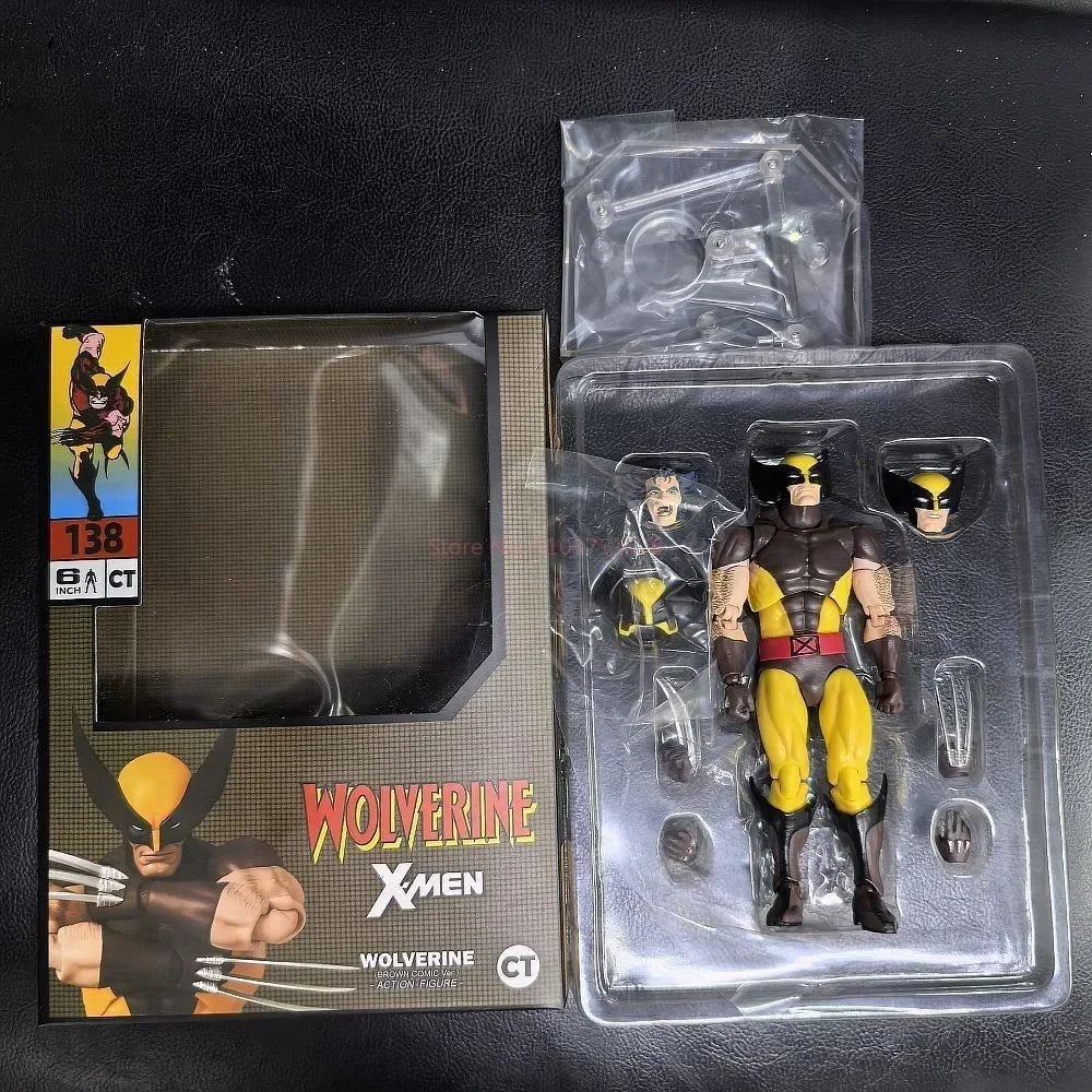 Ct Toys Wolverine Mafex 096 138 Manga Version Action Figure Logan Classic Battle Suit Marvel Mobile Hot Sale