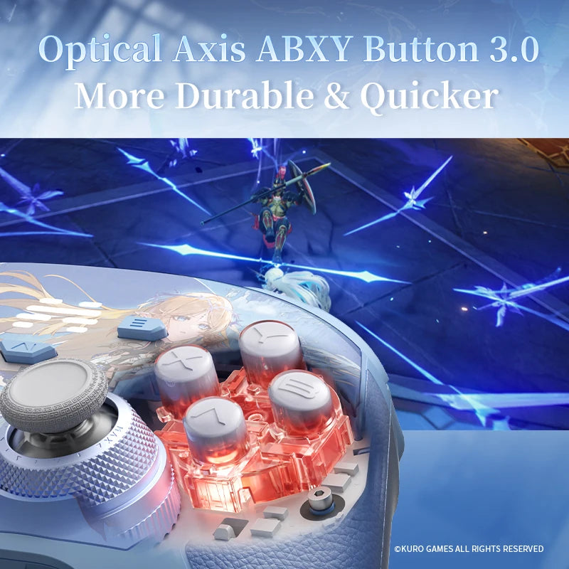 BEITONG Wuthering Waves - Cartethyia Ver KP40D Elite Controller Hall/Micro Vibration Trigger Force Adjustable TMR Joystick