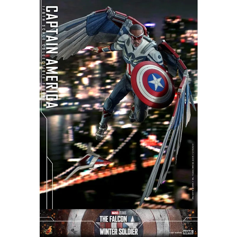 New Original Hot Toys Marvel CAPTAIN AMERICA TMS040 Action Figures Toys Gifts Collection