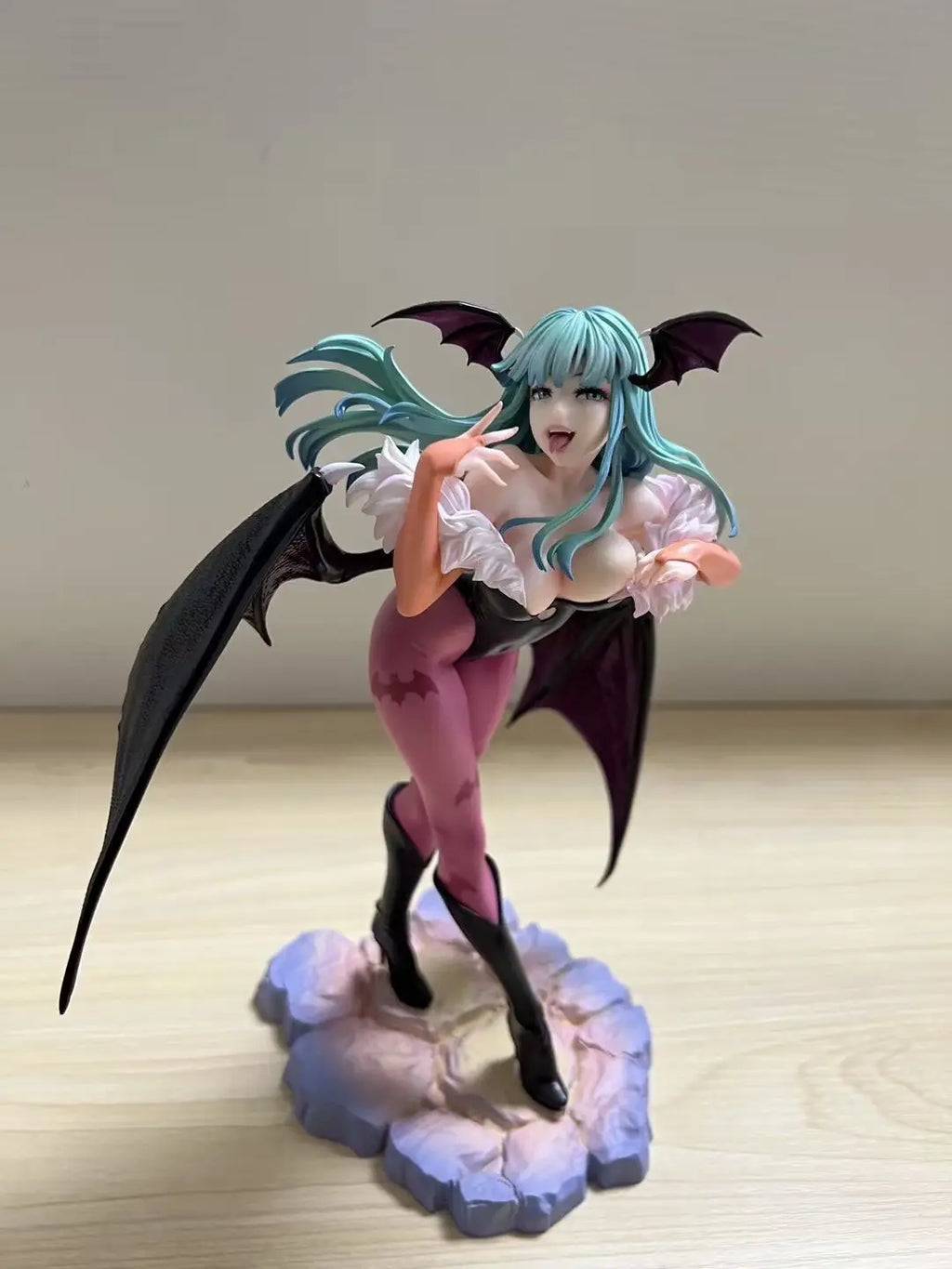 Anime Demon Warrior Vampireed Hunter Morrigan Aensland Action Figure Toys Darkstalkers Bishoujo Collection Halloween Model Doll