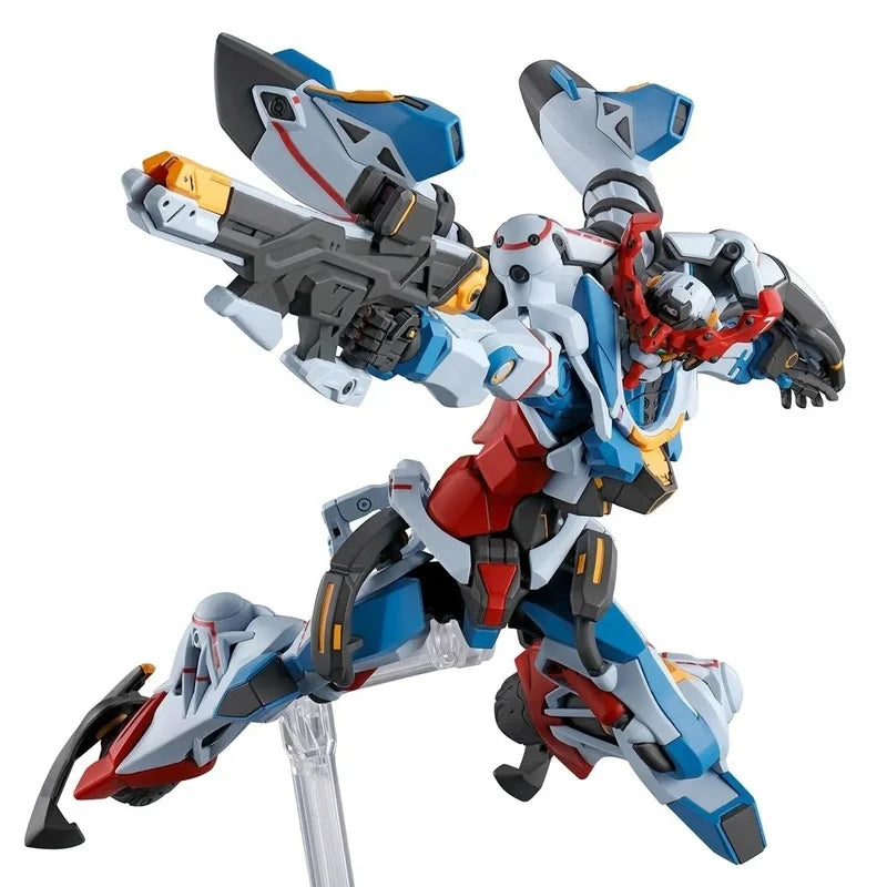 HG 1/144 GQuuuuuuX Assembly Model Kit Action Figure Boys' Puzzle Toys Collectible Desktop Ornament Doll Gift Dual Head Sculpts