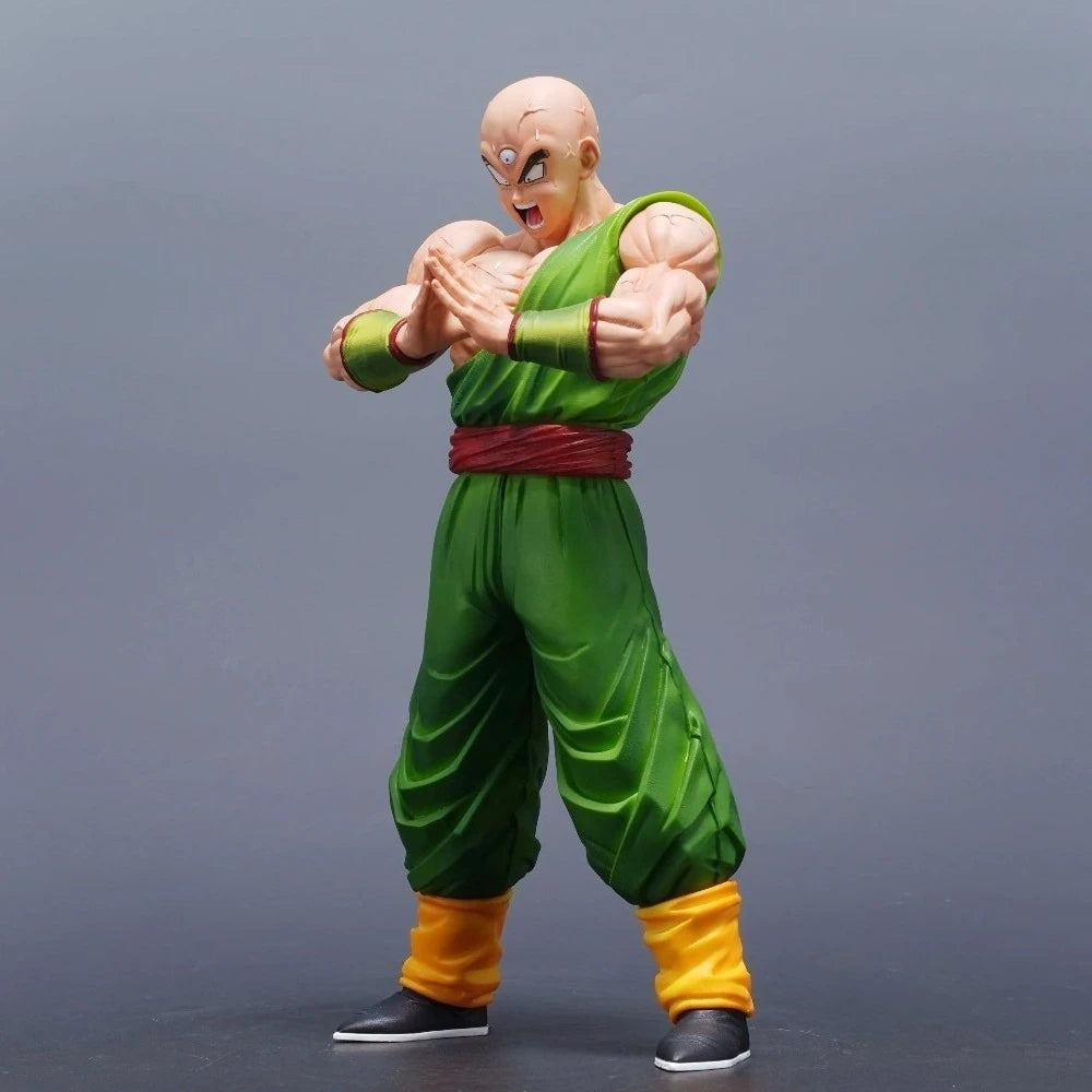 30cm/11.81in Anime Dragon Ball Figure Tien Shinhan Action Figures Pvc Statue Desktop Ornamen Collection Model Toys Gifts