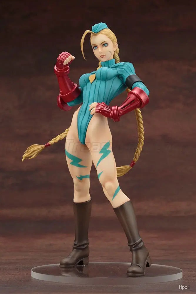 【MT】Original KOTOBUKIYA Street Fighter X Bishoujo BISHOUJO Street Fighter Zero Cammy White 1/7 Scale Figure Toy Collectible